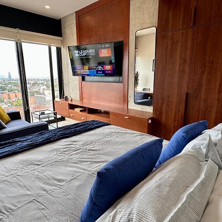 Loft Con Increible Vista Zona Polanco Condesa - Gym Y Business Center Apartment Kota Meksiko Bagian luar foto